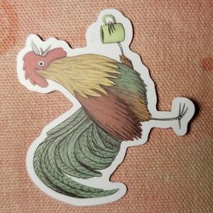 *(H) Chicken Sticker Rooster Sticker Hen Sticker Chicken Coop Farm Chicken Lover